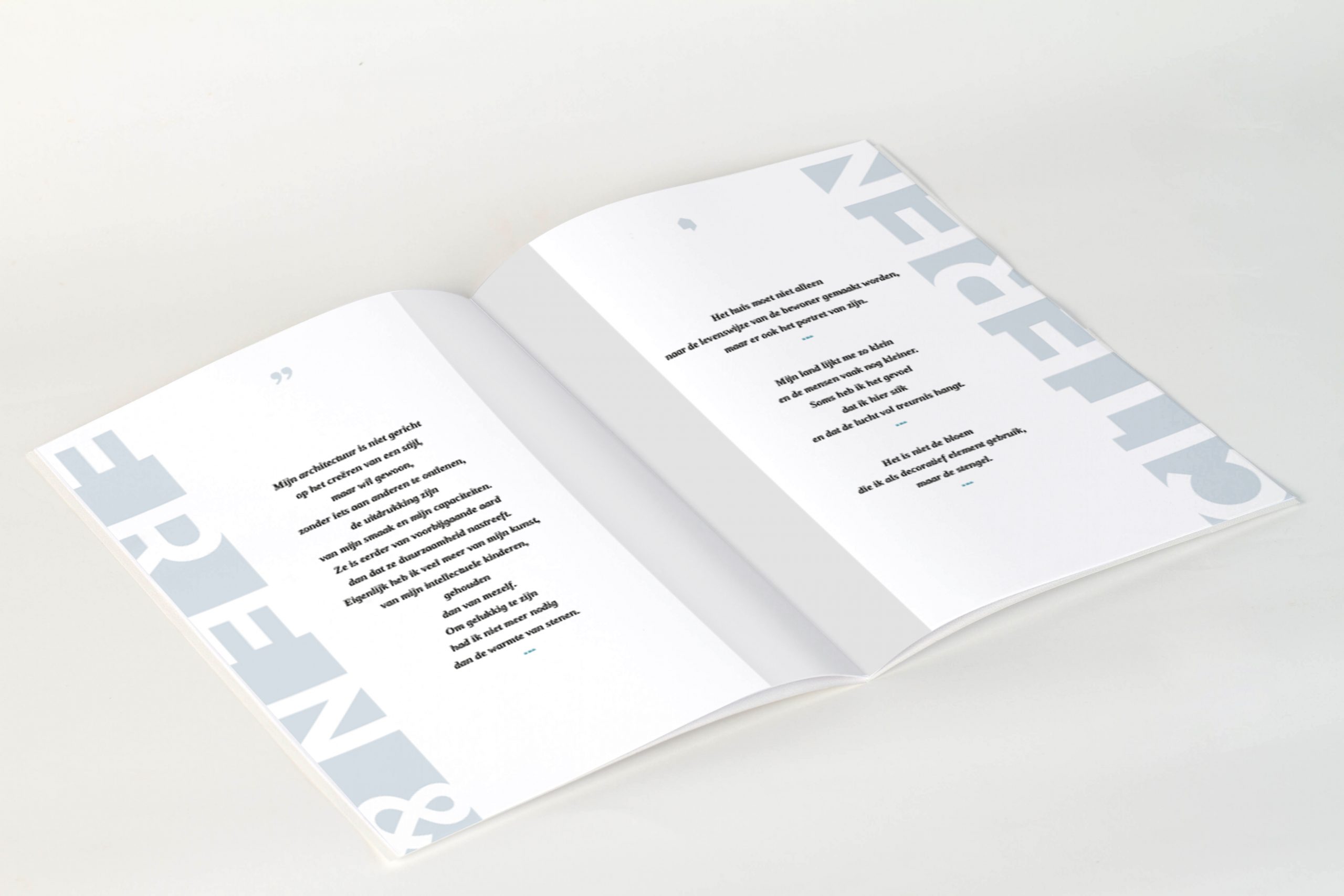 grafisch ontwerp|lay-out|vormgeving|boek|eren&citeren|snedig